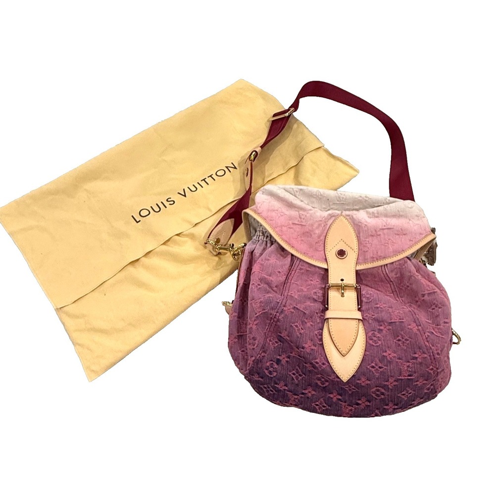 Louis Vuitton Monogram Denim Sunshine Rose M93183 Limited Edition Bag/Purse; NWT